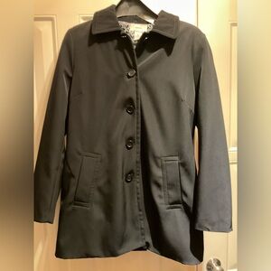 Merona Black Trench Coat for Women